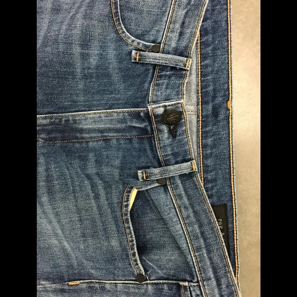 Rag & Bone High-Rise Slim-Fit Cigarette Jeans